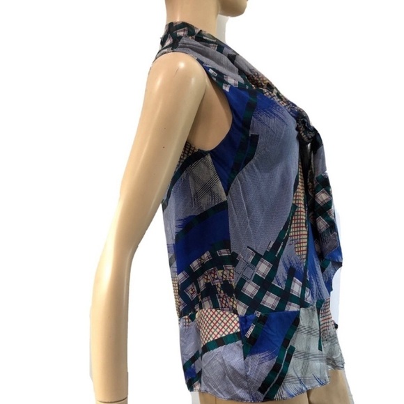 Madison Marcus blouse patch print Silk - Picture 5 of 16